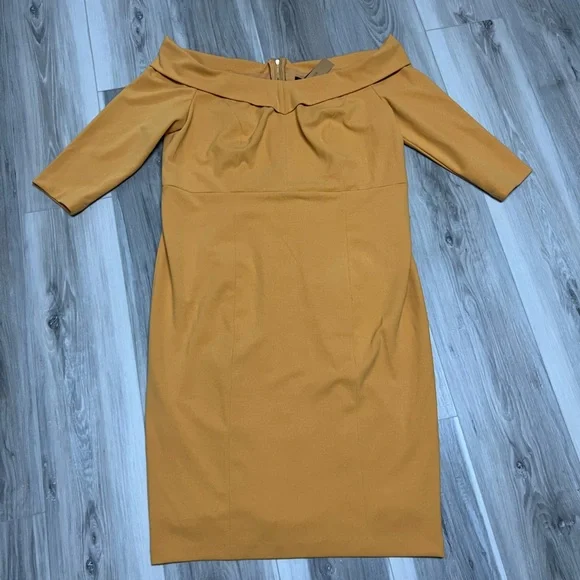 Dress mustard - Picture 1 of 8